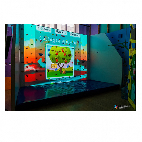 Интерактивный скалодром для детских садов и спортивных центров